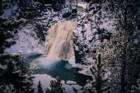 Winter in Yellowstone is also beautiful