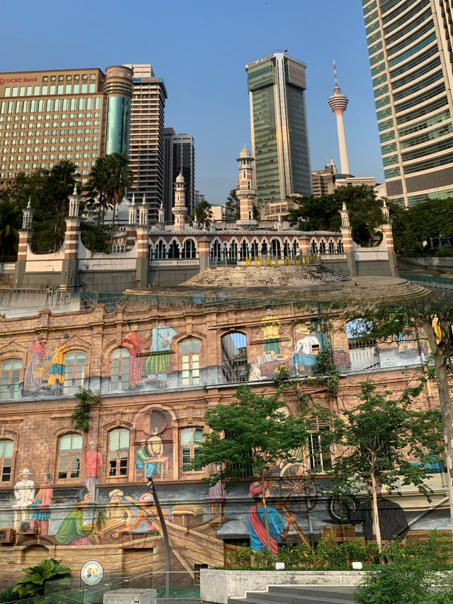 Cityscape Serenity at Kuala Lumpur's River of Life