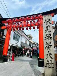 Day spent at a beautiful place Fushimi Inari Taisha🫶