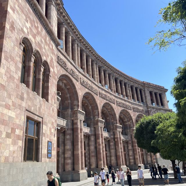 Charming city center of Yerevan