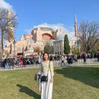 The beautiful architecture of Hagia Sophia