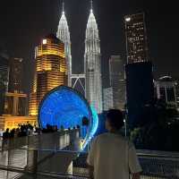 Kuala Lumpur by Night: KLCC and Saloma Bridge in Full Glow