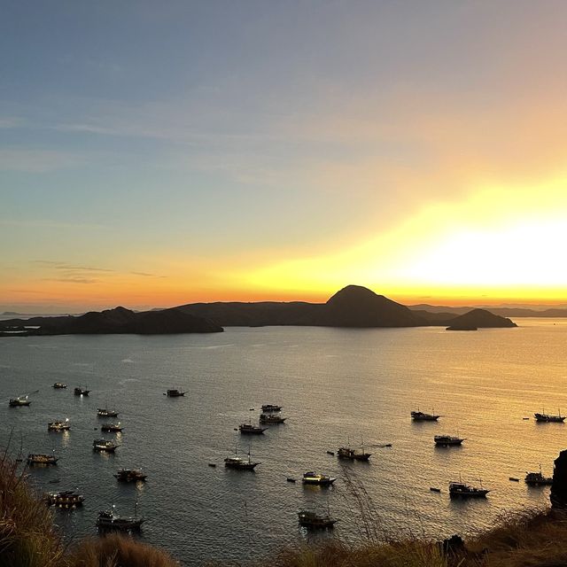 Sunrise in Padar Island