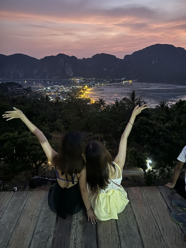 【🇹🇭ピピ島】絶景view pointで絶景サンセット☀️