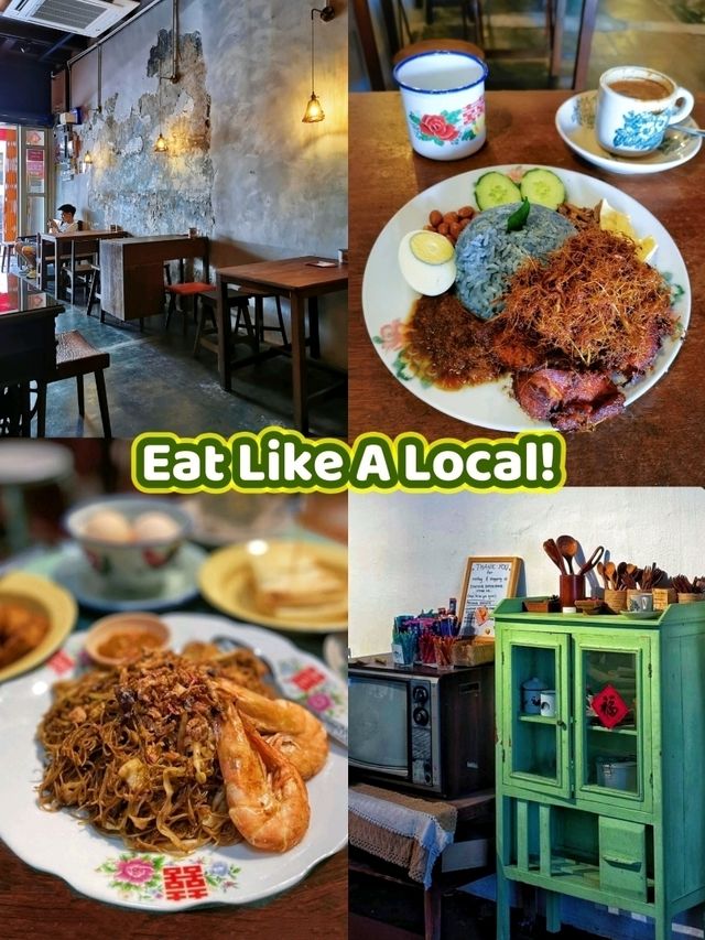 Eat like a local @ Loong Fong Cafe, Georgetown, Penang.