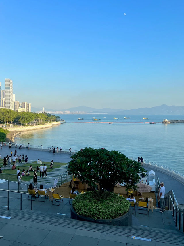 不是濟州島!是深圳海上世界海邊live純享太浪漫了。