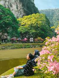 Cave Temple in the Middle of Limestone Mountains