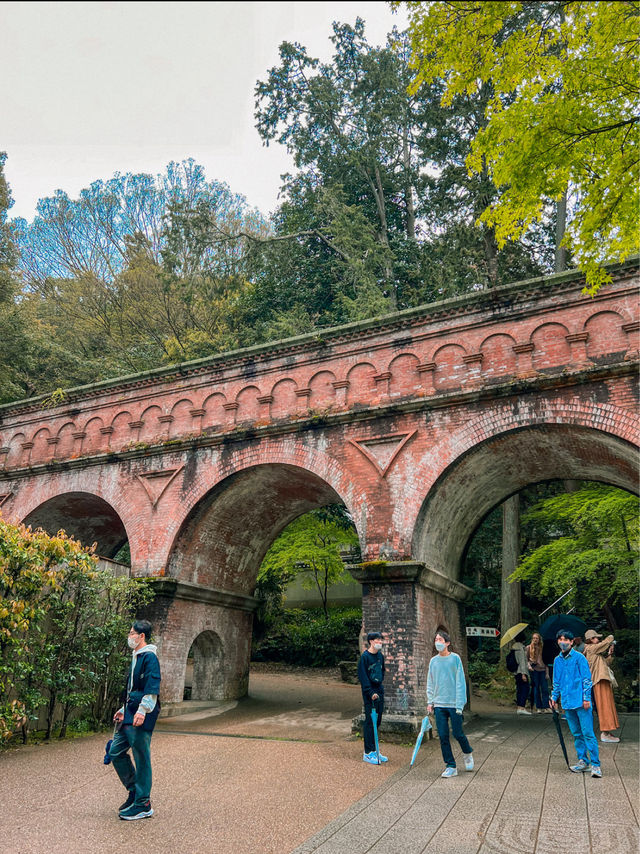 Walk along the aqueduct at Nanzen-ji in Kyoto ⛩️🇯🇵