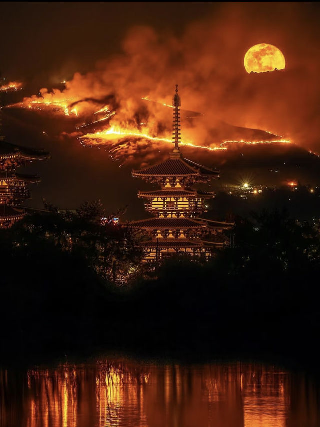 奈良燒山震撼美學！春節一定要去看的燒山祭