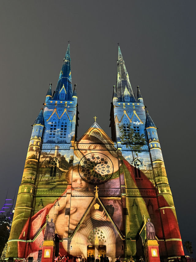 2024 St. Mary's Cathedral Light Show