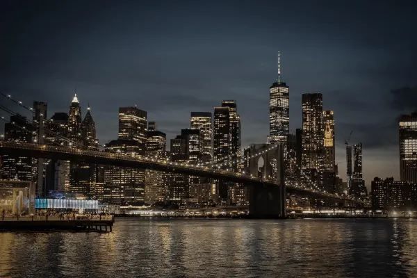 Brooklyn Bridge | Gazing at the Lights Across the River