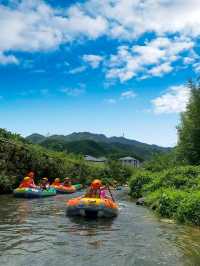 夏天避暑最適合男女老少去的地方“安吉天目山漂流”