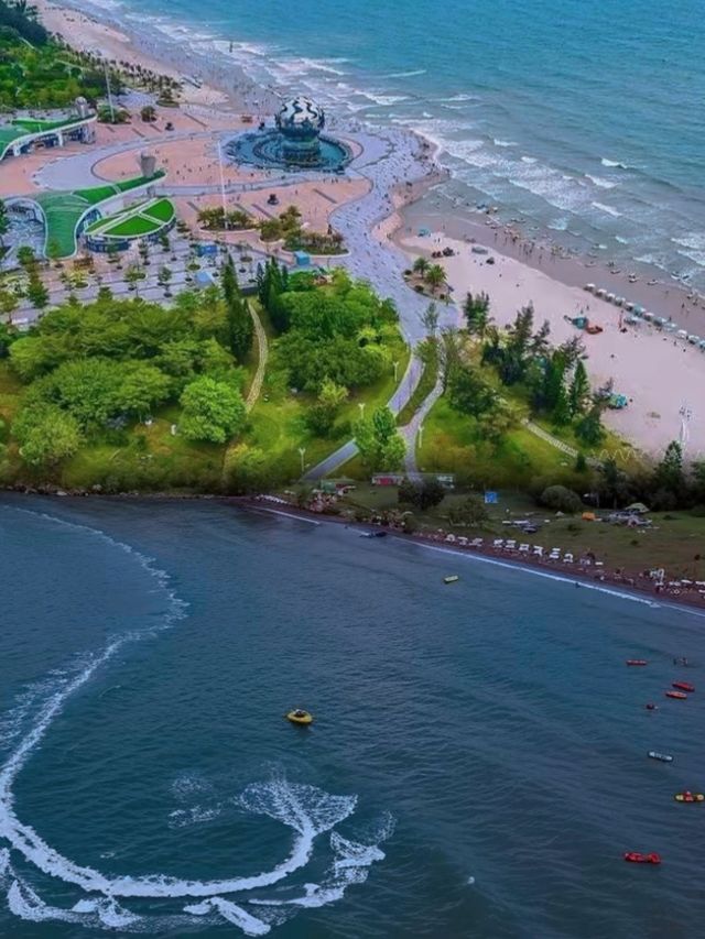 火山公園果凍海，這不是馬爾代夫，竟然是涠洲島