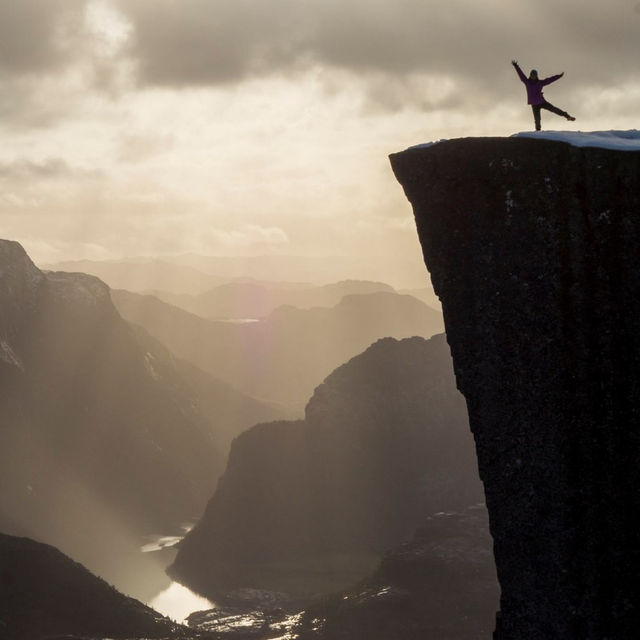 Reaching New Heights: Preikestolen's Majestic Views