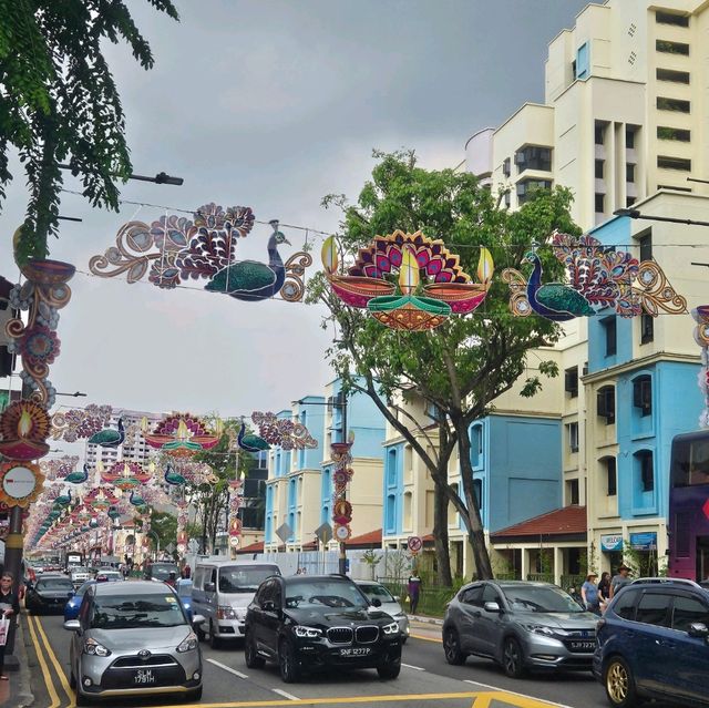 Strolling across Little India in Singapore