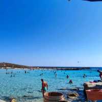 transparent water and clear skies