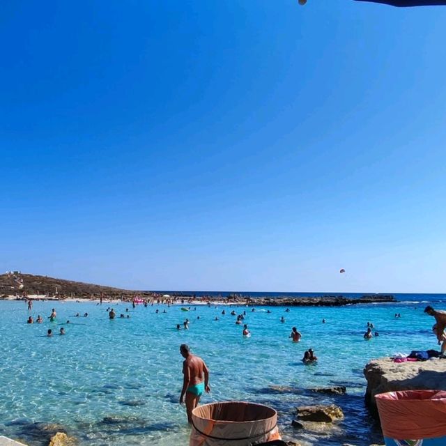 transparent water and clear skies