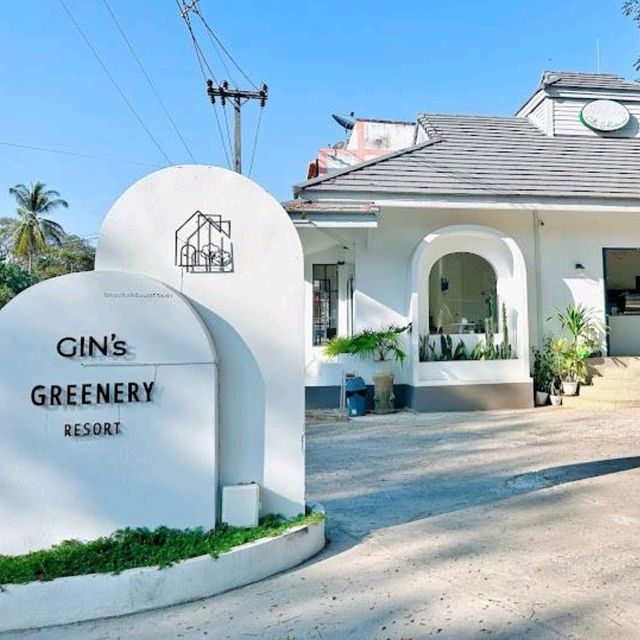 ที่พักมินิมอล Gin's Greenery Resort 