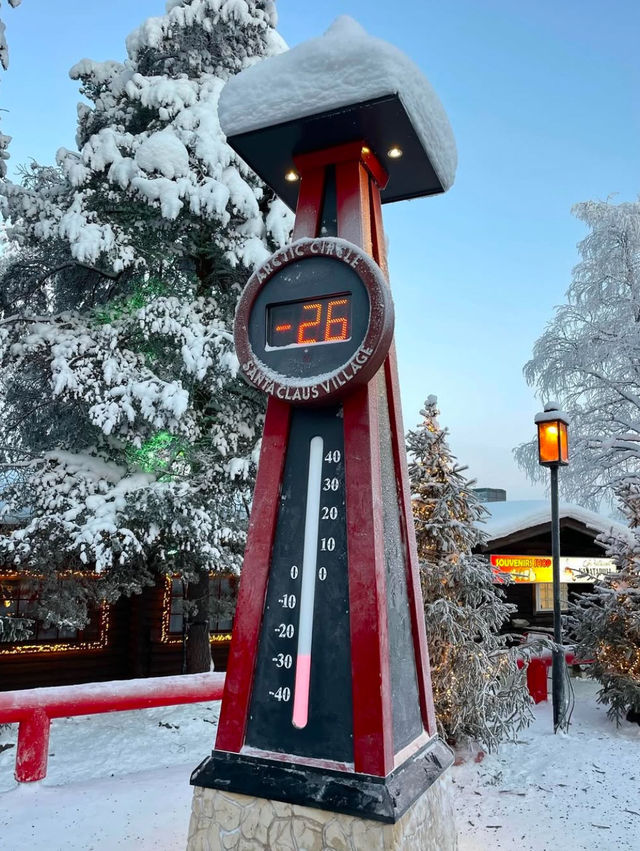 A Magical Journey to Santa Claus Village in Minus 26C