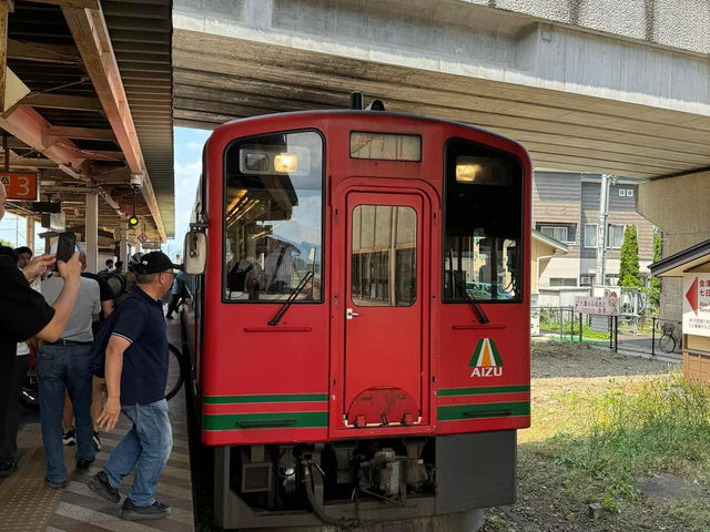 會津若松駅 大內宿火車 福島旅遊景點