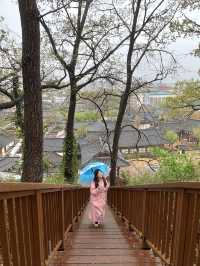 Rainy Day Charm: Exploring Jeonju Hanok Village in Serenit