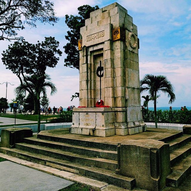 馬來西亞檳城喬治市著名海濱海角景點:舊關角仔Padang Kota Lama，超美海景，精美建築，適合打卡拍照📸