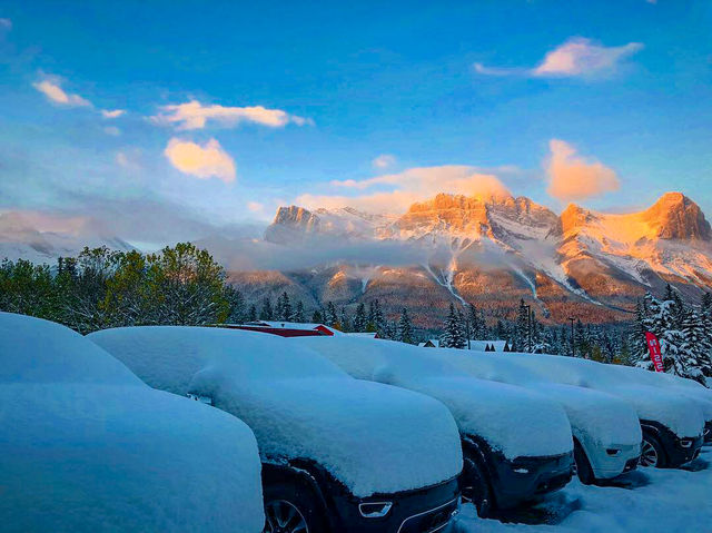 一定要冬天去一次班夫看雪景