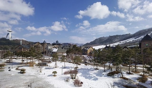 韓國平昌阿爾卑西亞洲際初滑雪