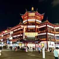 Beautiful night at Shanghai old street 