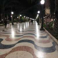 Walking at Alicante marina