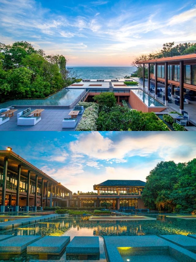 Phuket's stunning hotel on the mountainside in the southeast corner.