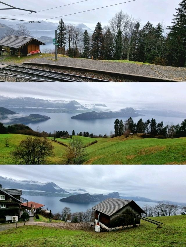 🇨🇭 Scenic Ride from Mount Rigi to Vitznau