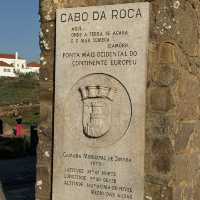 Westernmost point of Europe: Cabo Da Roca