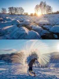 人少景美人均1k冬天到《烏蘭布統——冬季玩雪寶藏聖地》   在人們的印象中，哈爾濱的冬天總是熱鬧。