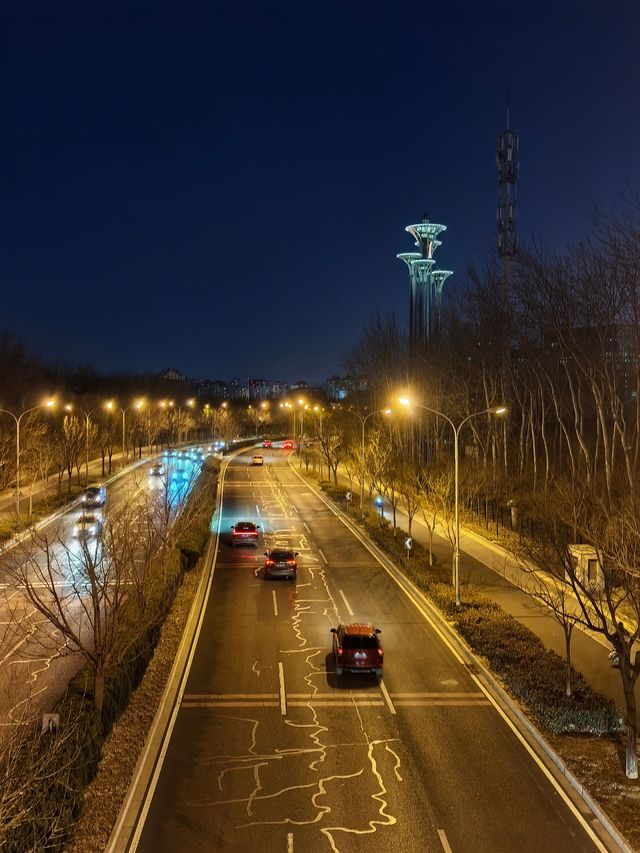 【冬日奔跑】北京奧林匹克森林公園，傍晚的健身之旅