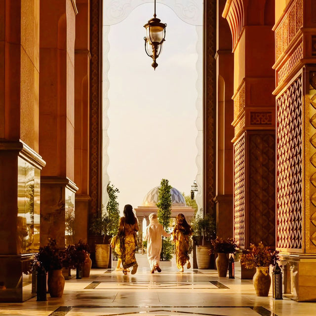 The Golden Palace in the Desert Capital, an eight star hotel in Abu Dhabi!