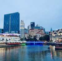  Exploring 🇸🇬 Scenic Day at Clarke Quay and River Valley