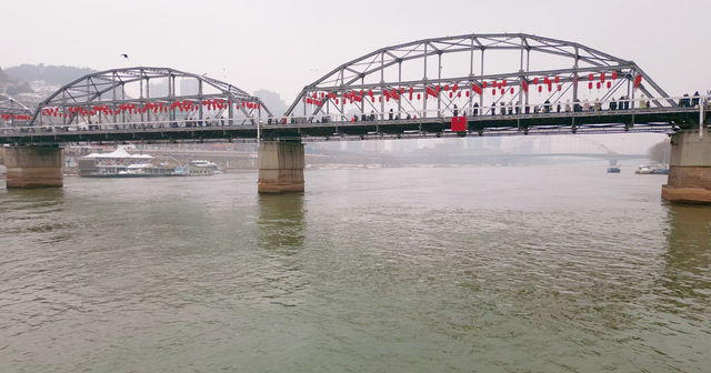 蘭州冬天旅遊攻略中山鐵橋。