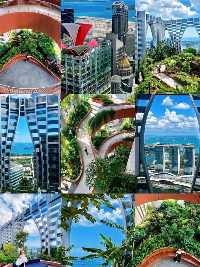 A panoramic view of Singapore's capita Spring🧡