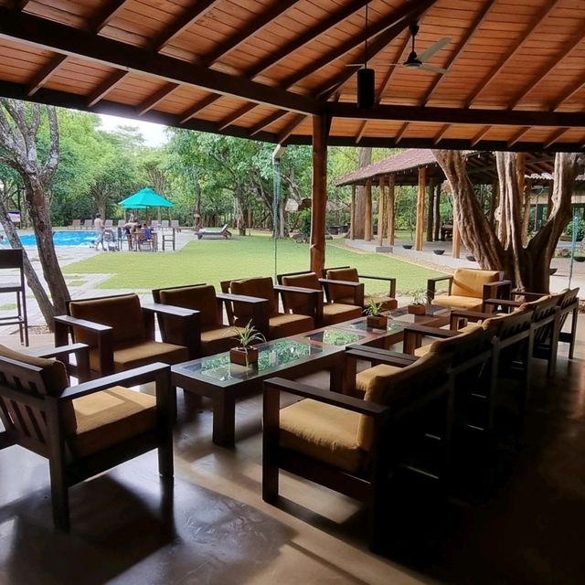 Hotel Sigiriya with beautiful views of the Lion Rock