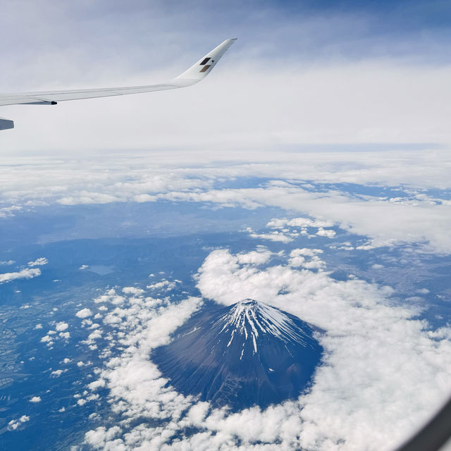 搭機到東京，位置一定要選左去右回💺