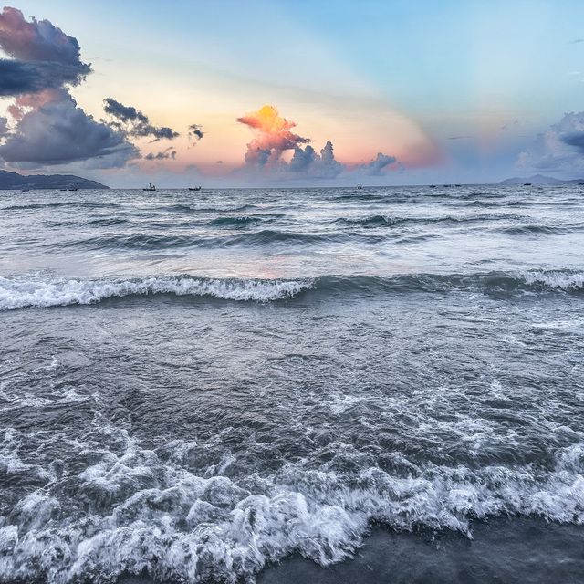 Sunset at Danang’s Beach!