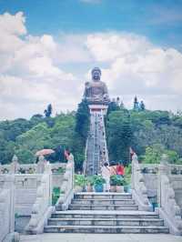 WE FLEW JUST TO SEE THE BIG BUDDHA IN HK!!! 🚠🚠🚠 @ NGONG PING 360