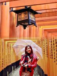 A Rainy Spring Stroll Through Fushimi Inari Taisha