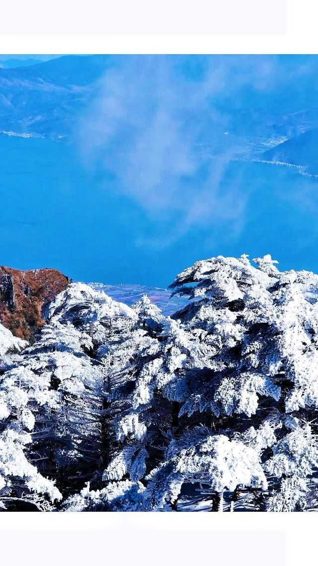 原來在大理還有這麼美的雪山