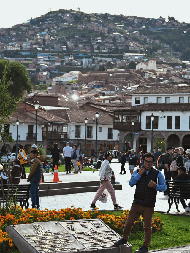 จตุรัสกลางเมือง Cusco ประเทศเปรู 