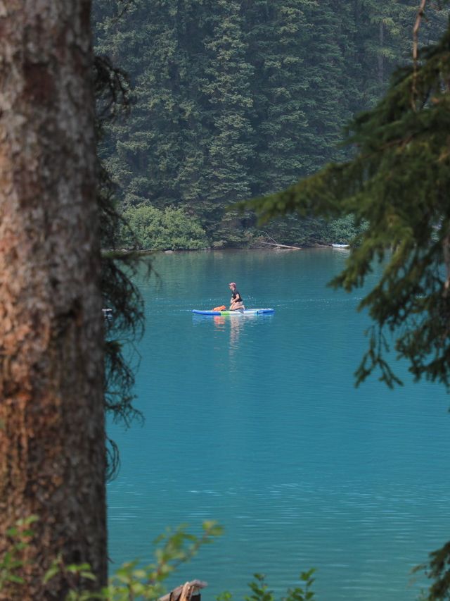 【ヨーホー国立公園🇨🇦】鮮やかなエメラルドグリーンの絶景