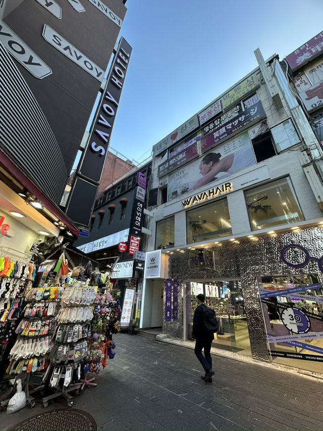 All the neon signs at Myeong-dong