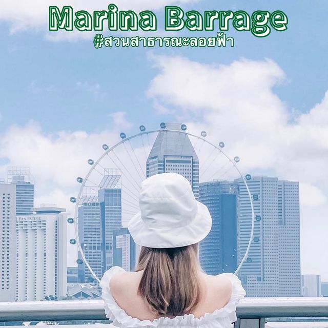 Marina barrage สวนสาธารณะลอยฟ้า