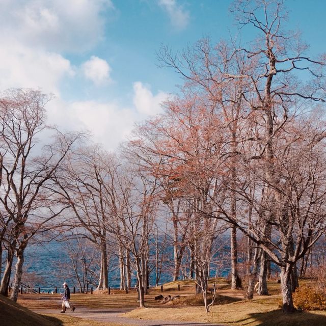 北海道洞爺湖——大自然的鬼斧神工。